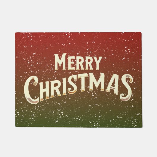 Vrolijk kerstfeest deurmat (Voorkant)