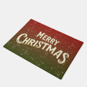 Vrolijk kerstfeest deurmat (Schuin)