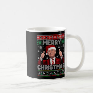 Vrolijk Kerstfeest Donald Trump Kerstman Familie X Koffiemok