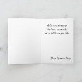 Vrolijk kerstfeest Donkey en Wreath Feestdagen Kaart (Binnen)