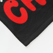 Vrolijk Kerstfeest Drie Santa Elf Rendier Pit Bull Fleece Deken (Hoek)