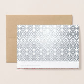 Vrolijk kerstfeest Echte Folie Luxe Aangepaste fot Kaarten (Met envelop)