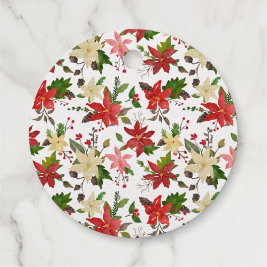 Vrolijk kerstfeest Elegant Moderne Manuscripten Bo Bedankjes Labels (Achterkant)