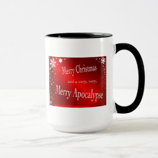 'Vrolijk kerstfeest en Apocalyps' Mok. Mok
