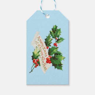  Vrolijk Kerstfeest en een Gelukkig Nieuwjaar Cadeaulabel