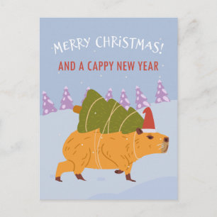 "Vrolijk kerstfeest en een gelukkig nieuwjaar" Feestdagenkaart