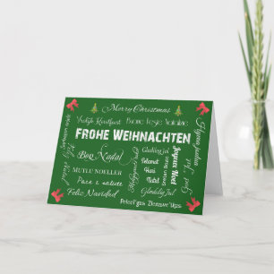 Vrolijk kerstfeest en een gelukkig nieuwjaar! kaart