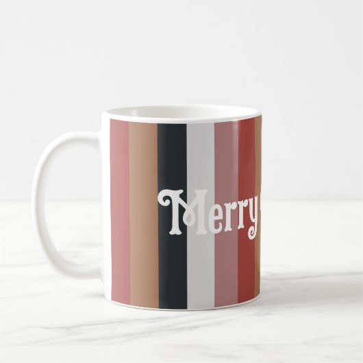 Vrolijk kerstfeest en een gelukkig nieuwjaar! koffiemok (Links)