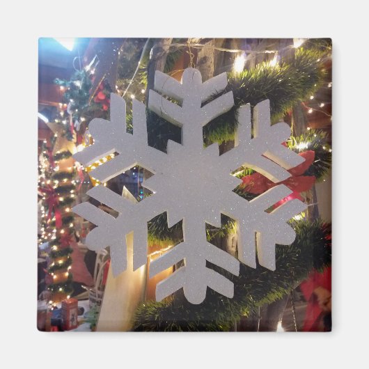 Vrolijk kerstfeest en een gelukkig nieuwjaar magneet (Voorkant)