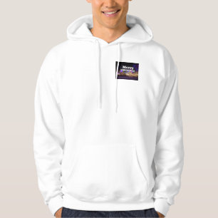Vrolijk kerstfeest en een gelukkige nieuwjaarsgroe hoodie