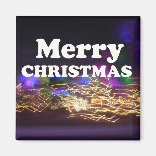 Vrolijk kerstfeest en een gelukkige nieuwjaarsgroe magneet