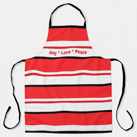 Vrolijk kerstfeest en gelukkig nieuwjaar 20XX Mode Schort (Voorkant)