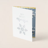 Vrolijk kerstfeest en gelukkig nieuwjaar! 20XX XMA Folie Kaarten (Voorkant)