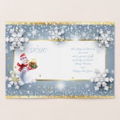 Vrolijk kerstfeest en gelukkig nieuwjaar! 20XX XMA Folie Kaarten (Binnen)