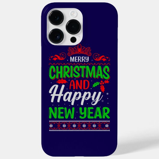 Vrolijk kerstfeest en gelukkig nieuwjaar-61064 Case-Mate iPhone case (Achterkant)