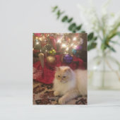 Vrolijk kerstfeest en gelukkig nieuwjaar briefkaart (Staand voorkant)