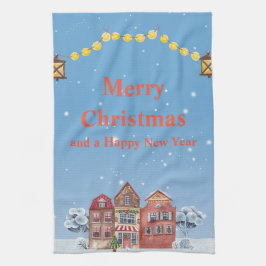 Vrolijk Kerstfeest en Gelukkig Nieuwjaar Keuken Ha Theedoek