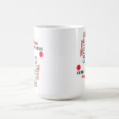 Vrolijk kerstfeest en hangend Ornament Magische Mok (Midden)