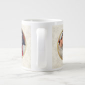 Vrolijk kerstfeest en hou van je oma | Twee foto's Extra Grote Beker (Achterkant)