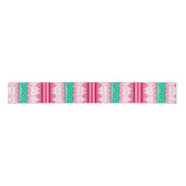 Vrolijk kerstfeest en lelijke trui wensen grosgrain lint (Voorkant)