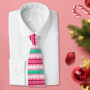 Vrolijk kerstfeest en lelijke trui wensen stropdas