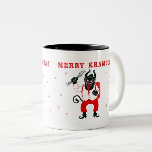 Vrolijk kerstfeest en Mok Krampus (Voorkant rechts)