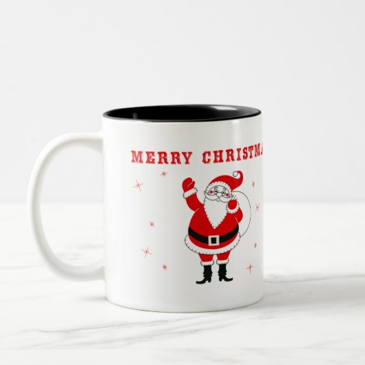 Vrolijk kerstfeest en Mok Krampus (Links)