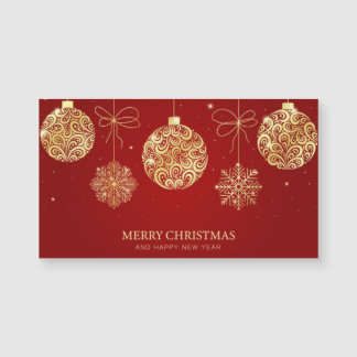 Vrolijk Kerstfeest en Nieuwjaar wenskaart