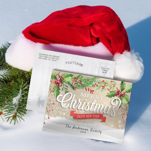 Vrolijk kerstfeest en vrolijke feestdagen