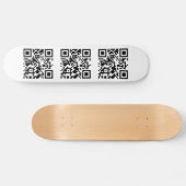 Vrolijk kerstfeest - Engels Skateboard (Horizontaal)