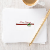 Vrolijk kerstfeest etiket (Insitu)