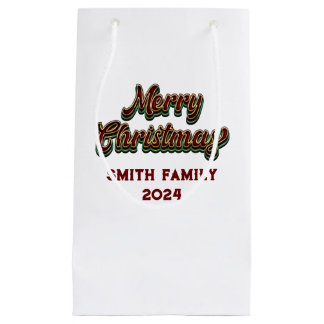 Vrolijk Kerstfeest - Familie Matching Klein Cadeauzakje