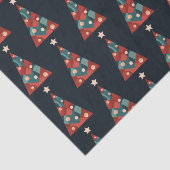 Vrolijk kerstfeest feestdagen abstracte kerstboom tissuepapier (Detail)