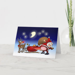 Vrolijk kerstfeest feestdagen kaart