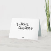 Vrolijk kerstfeest feestdagen kaart (Achterkant)