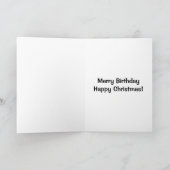 Vrolijk kerstfeest. feestdagen kaart (Binnen)