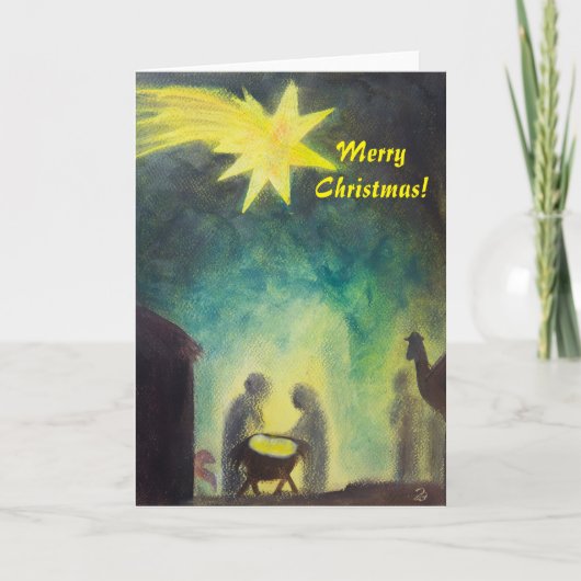 Vrolijk kerstfeest feestdagen kaart (Voorkant)