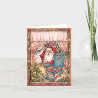 Vrolijk kerstfeest feestdagen kaart