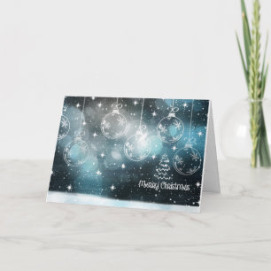 Vrolijk kerstfeest feestdagen kaart