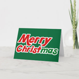 Vrolijk kerstfeest feestdagen kaart