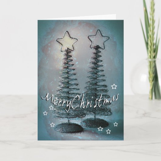 Vrolijk kerstfeest feestdagen kaart (Voorkant)