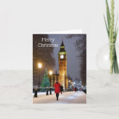 Vrolijk kerstfeest feestdagen kaart (Voorkant)