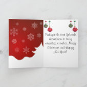 Vrolijk kerstfeest feestdagen kaart (Binnen)