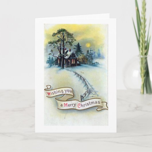 Vrolijk kerstfeest feestdagen kaart (Voorkant)