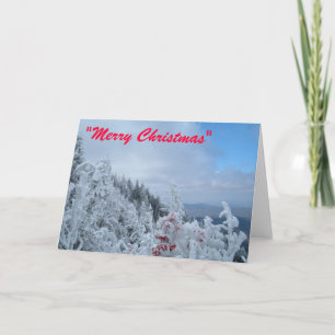 Vrolijk kerstfeest feestdagen kaart