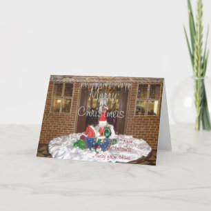 Vrolijk kerstfeest feestdagen ver van huis Geïnspi