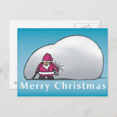 Vrolijk kerstfeest feestdagenkaart (Voorkant / Achterkant)