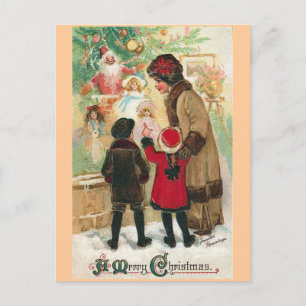 Vrolijk kerstfeest feestdagenkaart