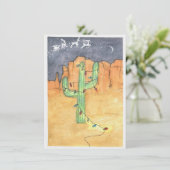 Vrolijk kerstfeest feestdagenkaart (Staand voorkant)