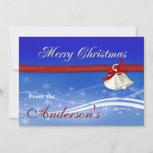 Vrolijk kerstfeest feestdagenkaart